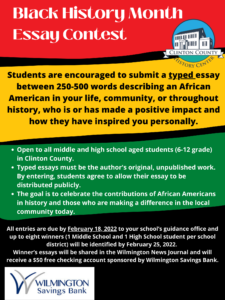 black history month essay contest 2021