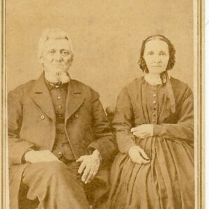 Historical portrait of an older couple