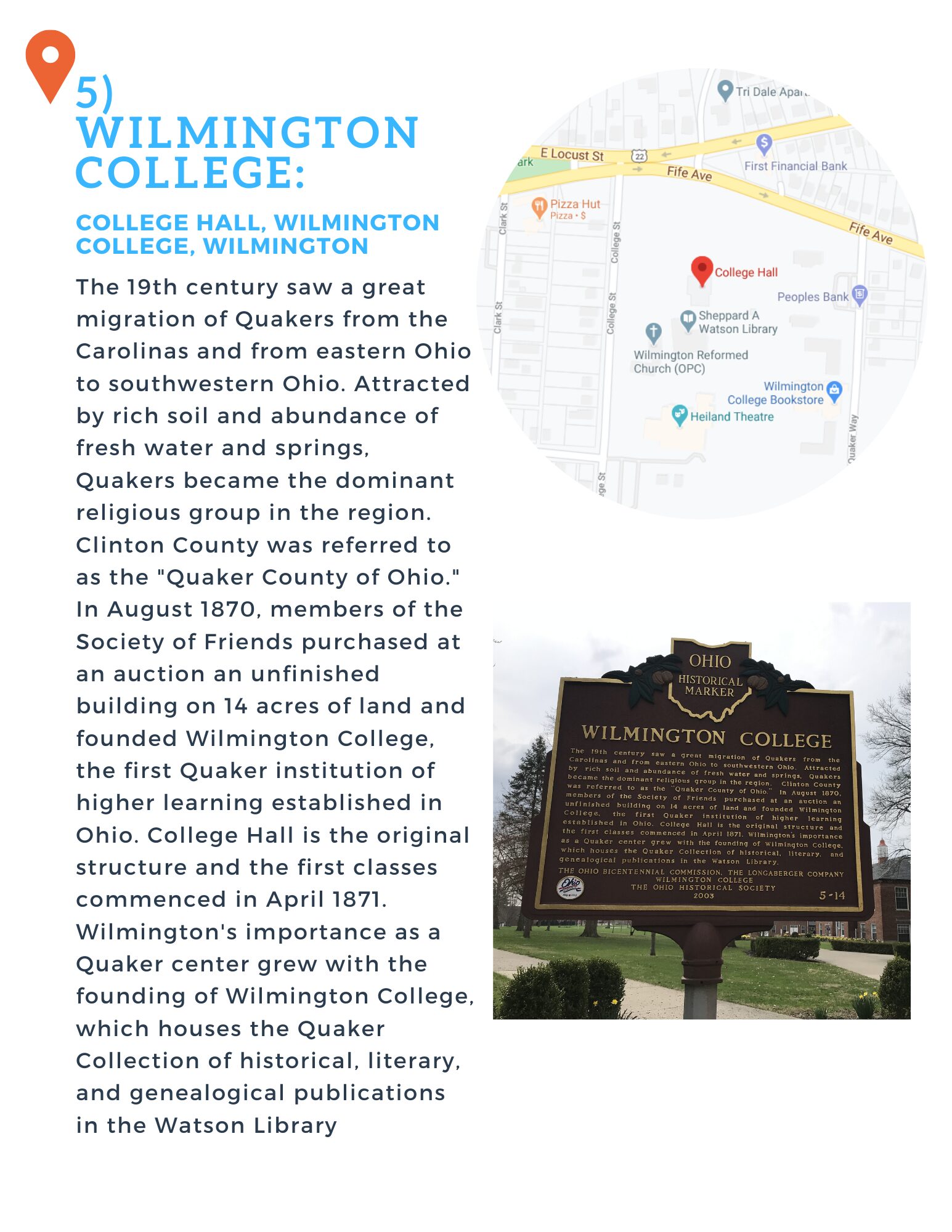 Map and info of Queen's College in Oxford, showing key locations and history highlights.