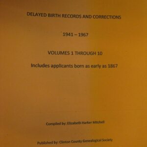 Cover page of New Zealand birth records and corrections, 1840-1957.