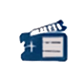 Icon of a boarding pass and airplane taking off.